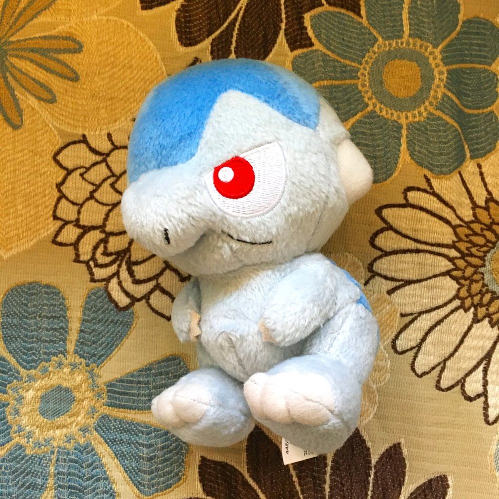 Rare 2007 Banpresto Japan Pokemon Diamond & Pearl Cranidos UFO Plush 6"